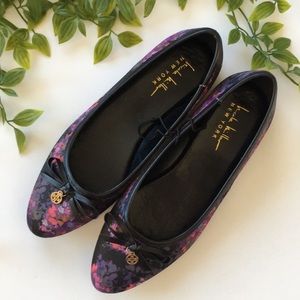 Nicole Miller Floral Colorful Flats